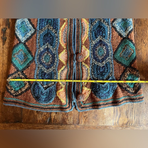 Dries Van Noten Hand Knit Crochet Longline Vest - Picture 14 of 14